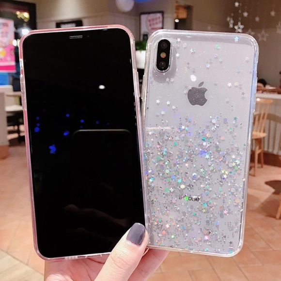 🎉3 FOR $20💕iPhone 11 Pro Silver Star Case💕 - Picture 2 of 14